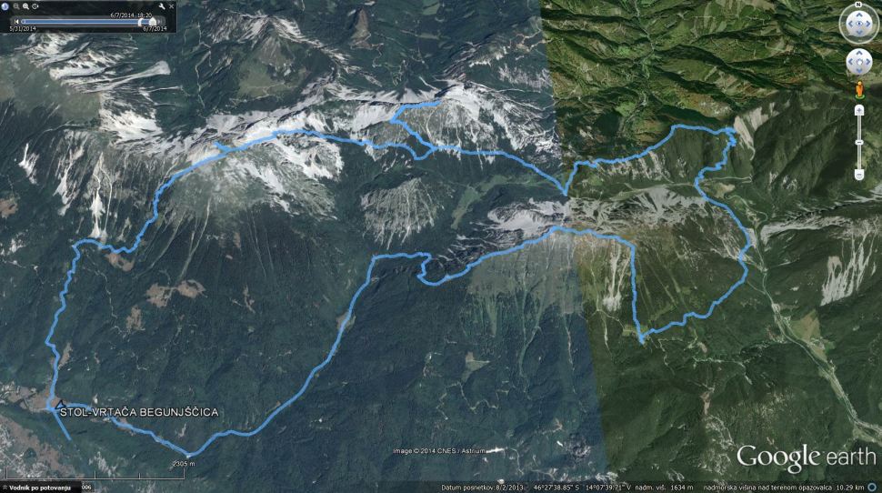 Stol Vrtača Begunjščica