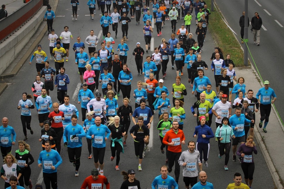 Ljubljanski maraton tek na 21 kilometrov 25.10.2015 Ljubljana Slovenija [maratoni,rekreacija,21 kilometrov,Ljubljana,slovenija]