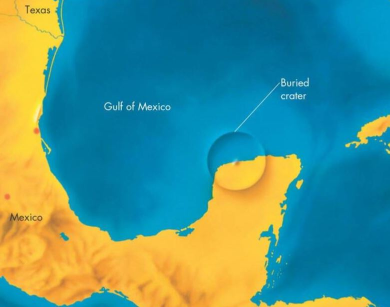 Lokacija kraterja v Mehiškem zalivu (foto: Flickr)